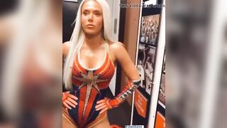 WWE - Lana AKA CJ Perry in Captain Marvel gear, 2020 Royal R