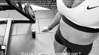 Angela Doll - Gym challenge: I accost a stranger to get fucked in the gym's WC