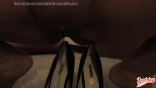 Piss revenge! Peed in new high heels! l STEP DADDYS LUDER