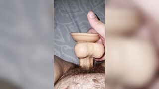 Hard fuck with dildo dirty talk