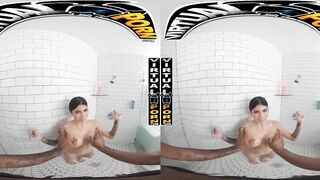 VIRTUAL PORN - Busty Brunette Sadie Pop Servicing Your BBC In Virtual Reality #POV