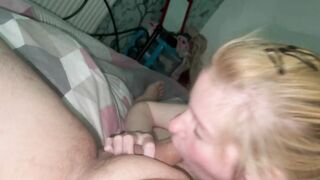 Girlfriend giving me a blowjob