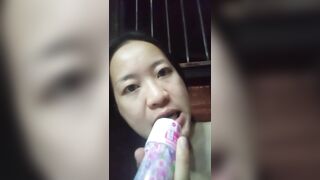 Chinese girl masturbates at home alone waiting for you 61