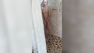 sexy teen masturbation shower fun