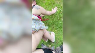 Pam &Ed Dirtiest Devon Amateurs Slut public outside outdoors doggy style massive swinging natural tits woods fuck pussy