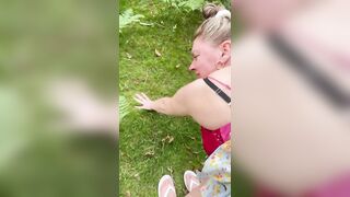 Pam &Ed Dirtiest Devon Amateurs Slut public outside outdoors doggy style massive swinging natural tits woods fuck pussy