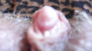 Extreme close up on my big clit