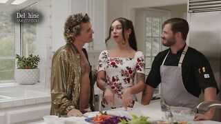 Delphine - April Olsen Leaves Enough Ass For All Of Her Cooks - LAA0072 - EP1