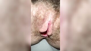 Cumming all over girlfriend pussy