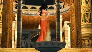 FANTASY GIRL RED BELLY DANCER