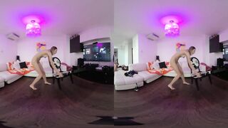 VR180 gorgeous real life models strip tease lap dancing to new G-Eazy song