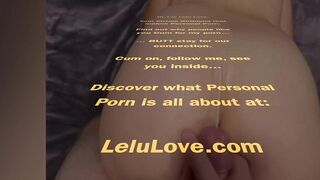 Mutual masturbation dirty talk, HUGE orgasms, POV doggystyle fucking to cum on ass - Lelu Love