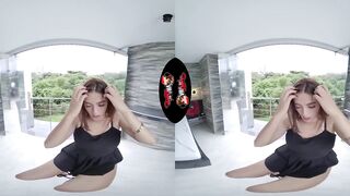 VRLatina - Pretty Colombian Strips Big Ass & Boobs Fuck