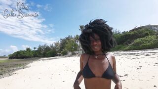 Bikini Session with Stunning Mrs Cookie Brownie (Female Black Model)