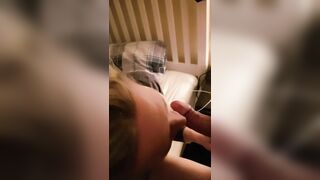 amateur hot mil blow job cumshot on face