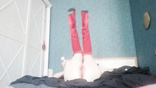 Homemade erotic masturbation, toy play and hot orgasm