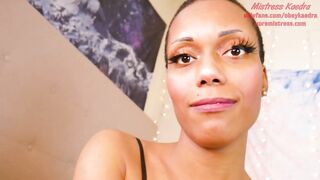 Ebony Giantess Mistress Swallows you and your Shrunken Wife TEASER