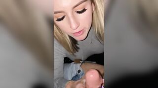 Blonde Met on ZoneFuck com Give Blowjob in the Car