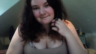 Chubby Teen Girl Skypes you and wants to Watch you Jerk off