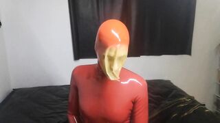 Latex Breathplay Mask