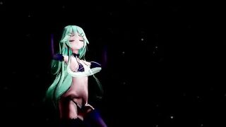 MMD18+ Sexy 4k 60fps Yamakaze Peek a Boo