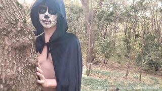 Halloween 2020 - Bone-sucker lures into the forest for get cum (HD 60fps Teaser)