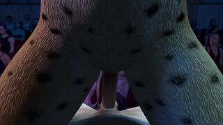 Cheetah Girl lap dance furry fuck cosplay video game 3d