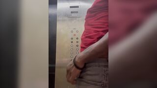 Public Elevator Teaser with Petite Lightskin Ebony