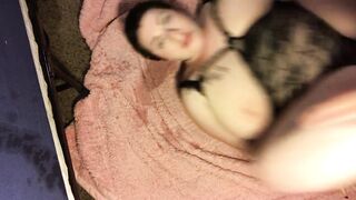 Masturbation and self piss shower