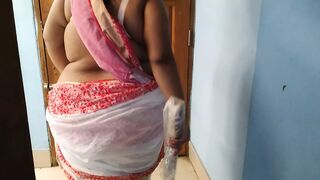 Indonesian Maid in saree hot video