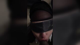 Shy Wife takes Monster Facial after teasing me all day