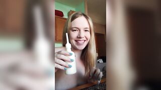 Snapchat Milk Enema and Outdoor Release