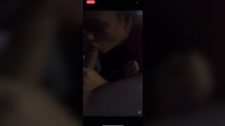 Gf watches wife suck my big dick