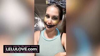 CUMpilation of my creamy pussy closeup, cumshot all over my costume, Halloween makeup fun, TikTok action & more - Lelu Love