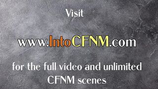 CFNM dom MILFS jerk and suck bondage guy