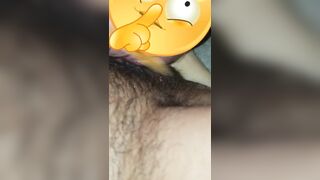 Husband cleans Hotwife's dirty pussy