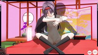 3D HENTAI Konno Yuuki loves cum in her pussy