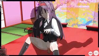 3D HENTAI Konno Yuuki loves cum in her pussy