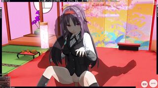 3D HENTAI Konno Yuuki loves cum in her pussy