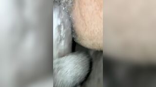 Creamy Ebony Pussy Gets BBC Creampie & Cumshot Finish