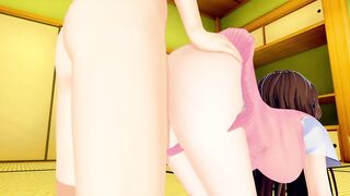 Chizuru Ichinose Chizuru Mizuhara Kanojo Okarishimasu 3D HENTAI 2/7