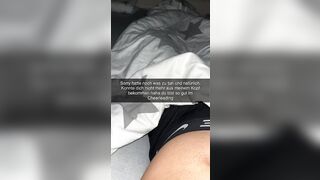 German Cheerleader wants to fuck Classmate on Snapchat