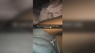 German Cheerleader wants to fuck Classmate on Snapchat