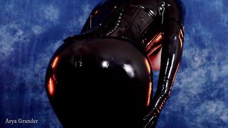 Hot Latex Rubber Queen Arya Grander 4k Video