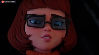 3D Velma Caught By Ghosts And Decided To Fuck Her With Their Huge Cocks In Her Mouth | MakimaOrders