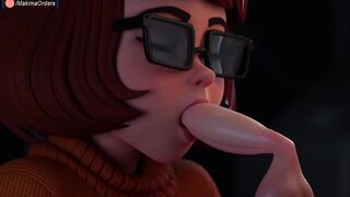 3D Velma Caught By Ghosts And Decided To Fuck Her With Their Huge Cocks In Her Mouth | MakimaOrders