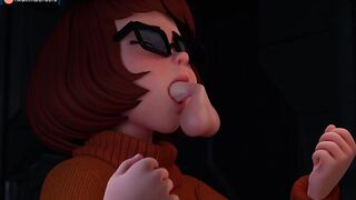 3D Velma Caught By Ghosts And Decided To Fuck Her With Their Huge Cocks In Her Mouth | MakimaOrders