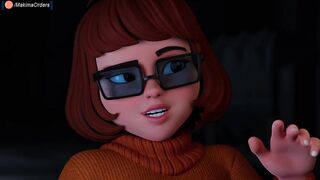 3D Velma Caught By Ghosts And Decided To Fuck Her With Their Huge Cocks In Her Mouth | MakimaOrders