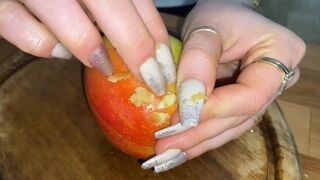 Long Nails Fruits Massacre Part 4 I MyNastyFantasy