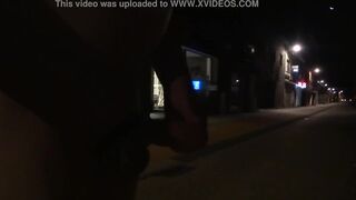 4 girls only: Azginim1 - Bare naked masturbation and cumshot in the middle of the street @Belgium, Tessenderlo, Stationsstraat